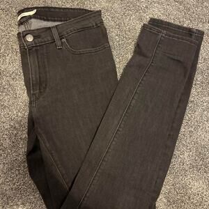 Levis black 711 skinny jeans